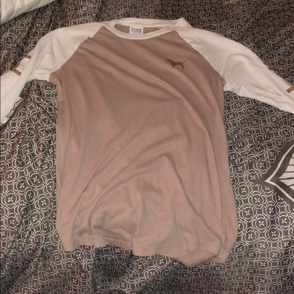 Long sleeve pink shirt